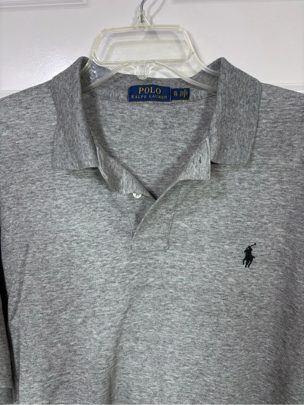 Polo by Ralph Lauren Short Sleeve Cotton Polo Shirt Men’s XL Gray